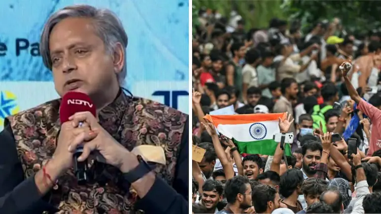 Shashi Tharoor On India's Gen Z Protest vs Other Countries — "System Bent, Didn't Break"
