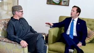 US ambassador to India, Sergio Gor, began his two-day Ladakh tour with some "sightseeing" - away