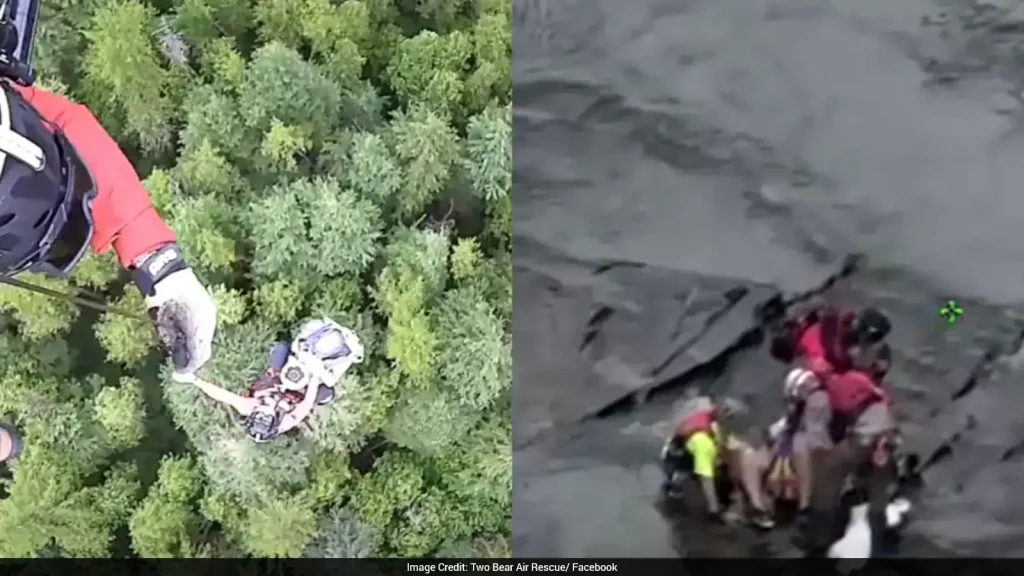 A man fell 120 feet into a creek at a national park in Montana and survived thanks to the quick actions