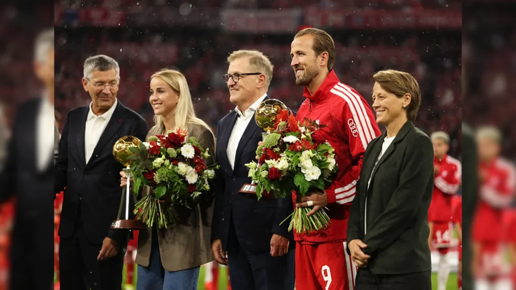 England and Bayern Munich star Harry Kane has described being named Germany's Footballer