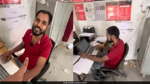 A woman's parcel was marked as cancelled even though the delivery agent allegedly did not call