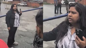 A 25-year-old woman has issued an apology to the Indian Army, Jammu and Kashmir Police, and Ladakh