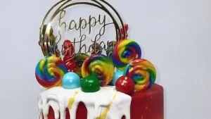 Eleven people, including seven children, were hospitalised after consuming a birthday cake that