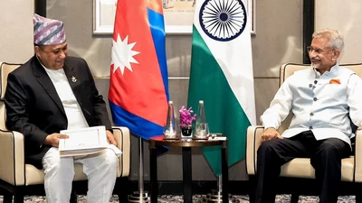 Nepal's foreign minister Shisir Khanal refused to pick sides when asked about how he sees