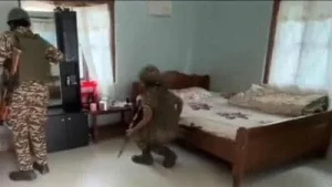 On Tuesday, the Central Reserve Police Force's (CRPF) CoBRA unit carried out house-to-house searches