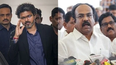 the DMK responded with the “lottery son-in-law” remark, news agency PTI reported While the Vijay-led