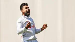 In a standout moment during the first Test, Bangladesh spinner Mehidy Hasan Miraz delivered a remarkable