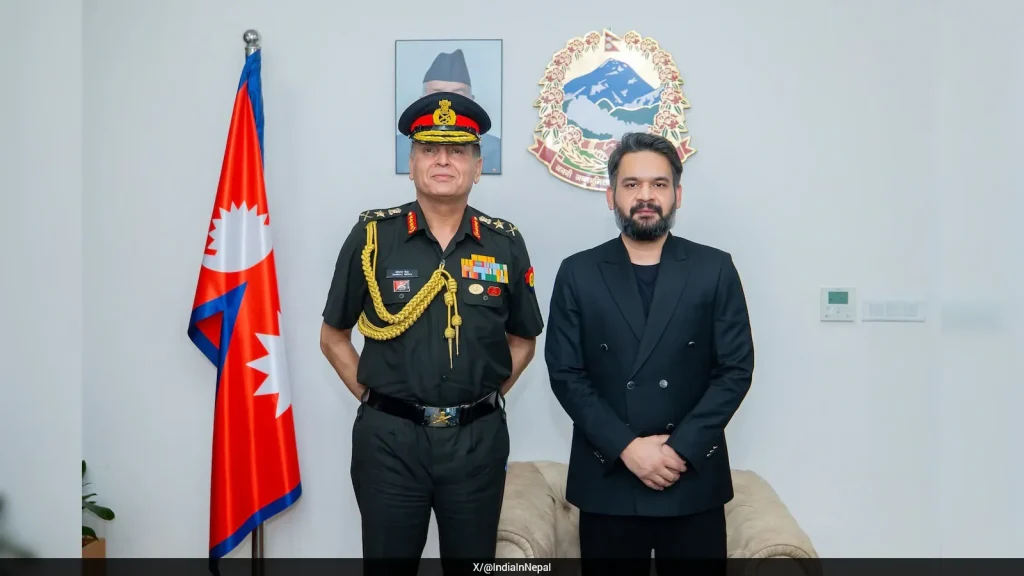 On Tuesday, Indian Army chief General Dhiraj Seth met with Nepal's Prime Minister and Defence Minister
