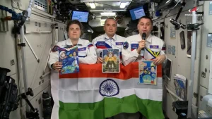 The Russian cosmonauts also referred to a recent joint competition organised by Roscosmos, a Russian