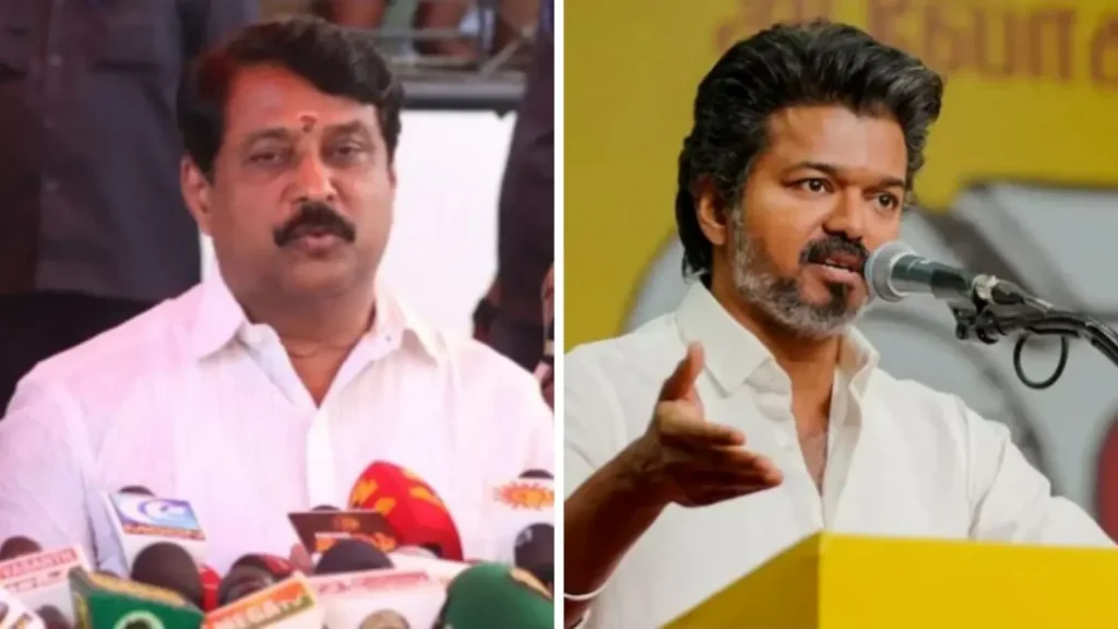 The remark drew a scathing response from the TVK, Vijay's party, which asked the BJP politician