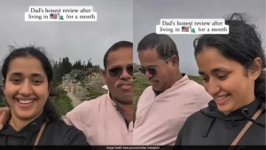 For an Indian father visiting the US for the first time, the trip was more than just a chance to see new