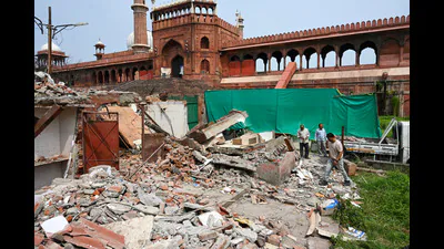 The MCD spokesperson said that the enforcement action is focused on the parks around Jama Masjid