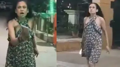 Woman held after viral video shows her abusing security guards in Greater Noida residential society