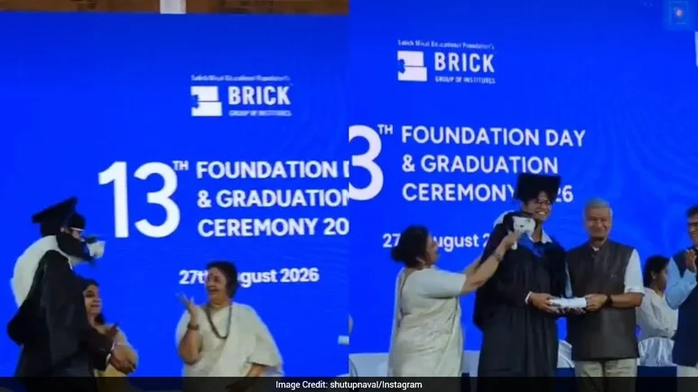 Cat Joins Graduate On Stage For Convocation Ceremony, secures Hearts Online