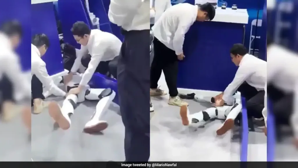 A humanoid robot became the talking point at the 2026 World Robot Conference in Beijing