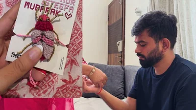 Abhijeet Dipke, founder of the Cockroach Janta Party, celebrated Raksha Bandhan