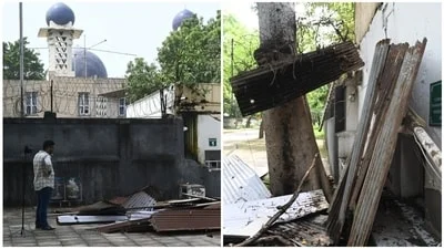This action followed the removal of barricades and parking poles outside the Indian High Commission