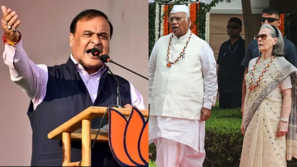 Assam Chief Minister Himanta Biswa Sarma intensified his criticism of Congress leaders Sonia Gandhi