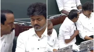 Vijay leaves CM seat, sits with ministers in rare gesture in Tamil Nadu Assembly