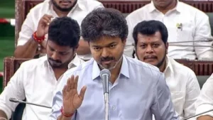 The tension prompted CM C Joseph Vijay to warn that he would reveal "corruption files from the previous