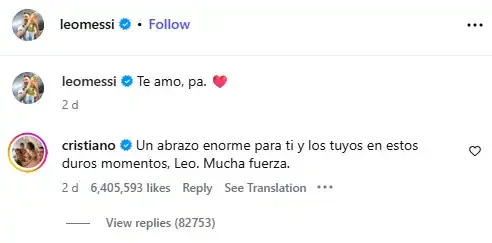 Cristiano Ronaldo's heartfelt response to Lionel Messi after the latter lost his father has won the hearts of millions worldwide.