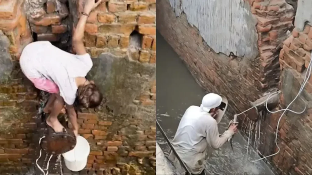 Around 400 families in Noida's Valmiki Basti have been left without drinking water after the authorities