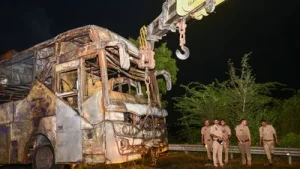Greater Noida bus fire victims' son searches for father — 'Spoke to him at 10pm'