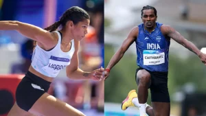 Yarraji, competing in the 100m hurdles, and Chithravel, a triple jumper, were included