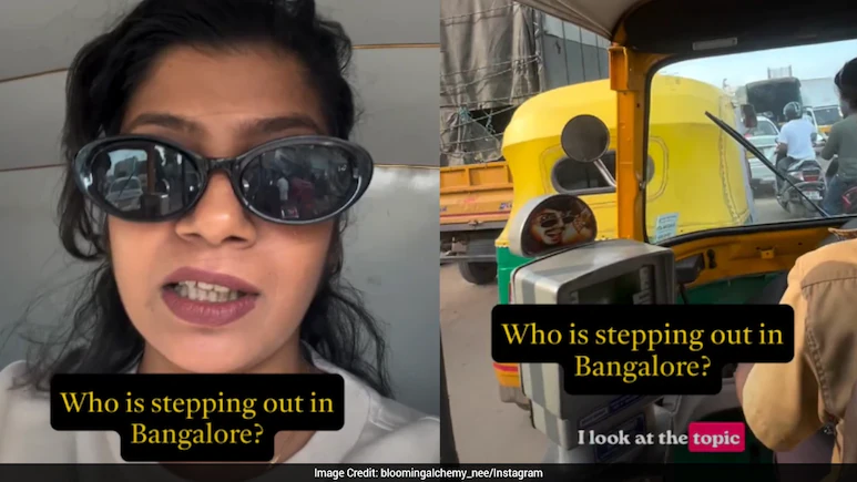 Bengaluru's traffic and road conditions have once again come under discussion after a woman