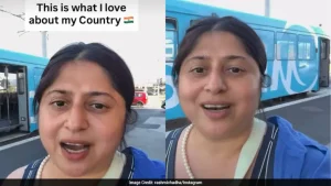 Woman Praises India's Culture Of Respecting Elders And Helping Others
