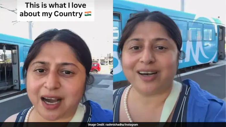 Woman Praises India's Culture Of Respecting Elders And Helping Others