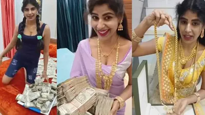 Madhumitha had recently shared several videos showcasing her family's cash and jewellery