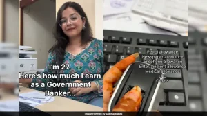 In the video, Aastha revealed that her gross monthly salary is around Rs 94,000