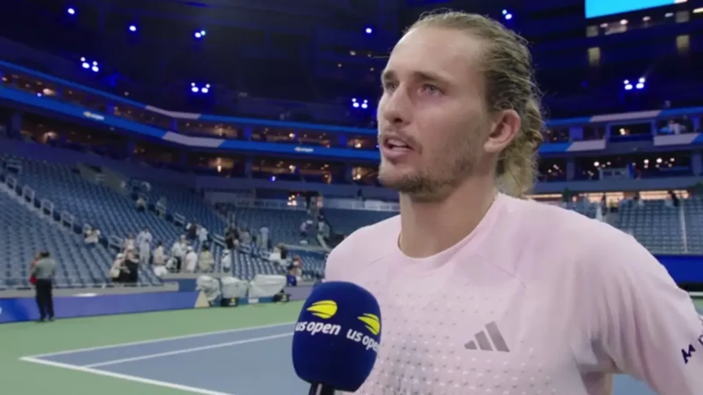 2 Alexander Zverev continued his impressive run at the US Open 2026, defeating Luciano Darderi