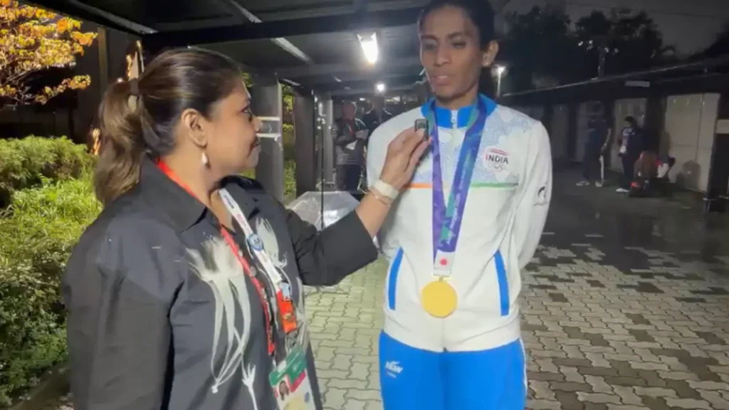 Because i was waiting for this medal, especially this gold medal, poovamma: There are no words