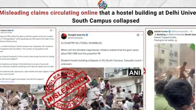 Govt fact checks Dipke's claim that 'a hostel in DU South Campus has collapsed' — 'Misleading'