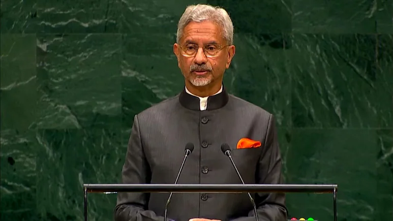Directly referencing remarks made the previous day, without naming Pakistan, Jaishankar said