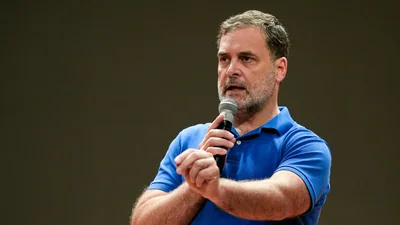 Lok Sabha Leader of Opposition Rahul Gandhi's flight from Delhi made a go-around before landing