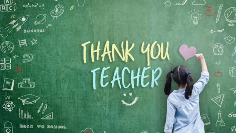Students share greetings, quotes, and messages to express their gratitude to their teachers