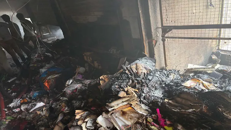 Massive Fire At Jaipur's UNESCO-Recognised Parkota Bazar