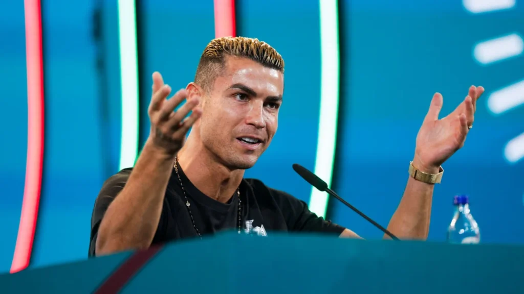 Cristiano Ronaldo addressed the media on Wednesday, emphasizing his commitment to the present