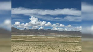 Tso Kar, one of Ladakh's renowned high-altitude lakes, has experienced a dramatic reduction