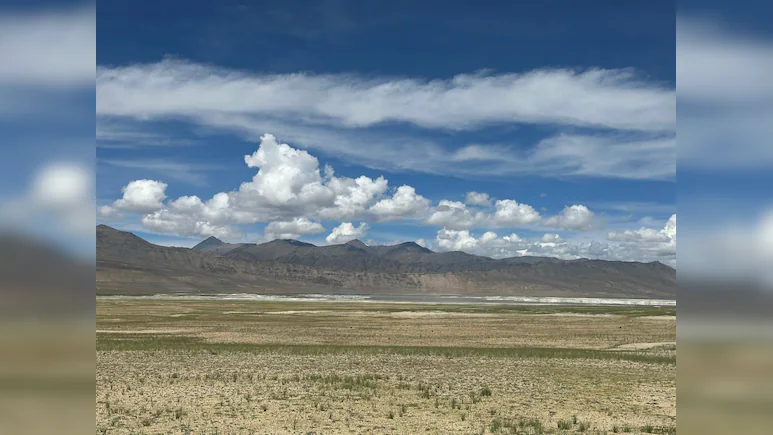 Tso Kar, one of Ladakh's renowned high-altitude lakes, has experienced a dramatic reduction