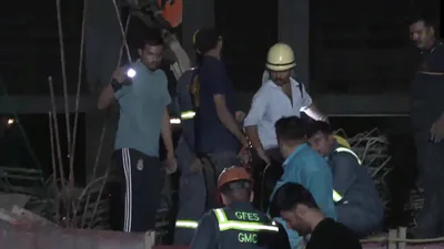 Scaffolding collapses at under-construction complex in Gujarat's Gandhinagar; 12 workers rescued