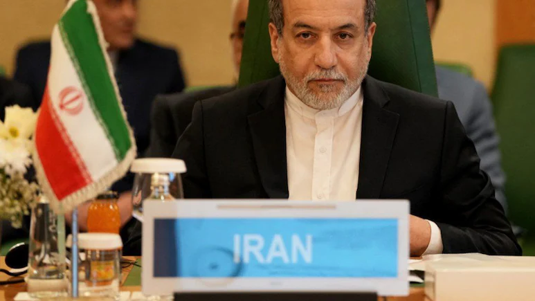 Iran's Foreign Minister Abbas Araghchi was poised to meet on Monday with Qatari mediators