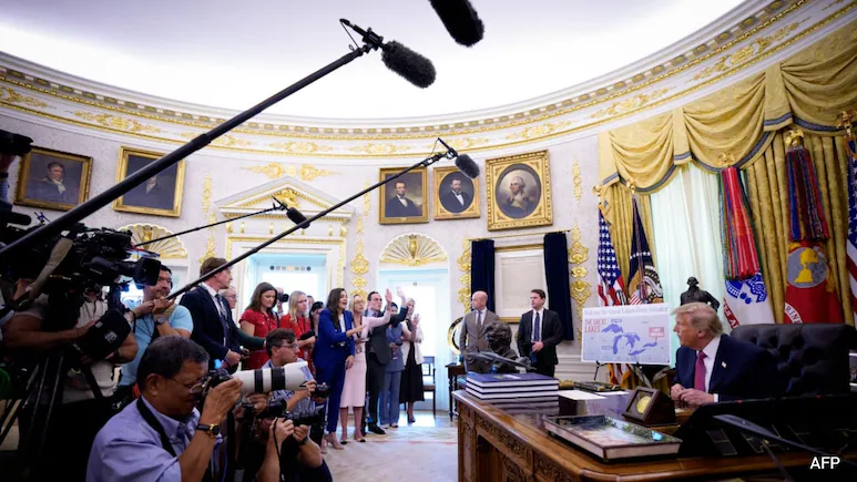 from the White House as a result of their constant 'reporting' FAKE NEWS!