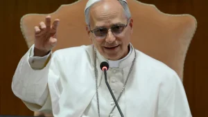 Pope Leo on Monday urged Russia and Ukraine to sit down and discuss how to end their four-year