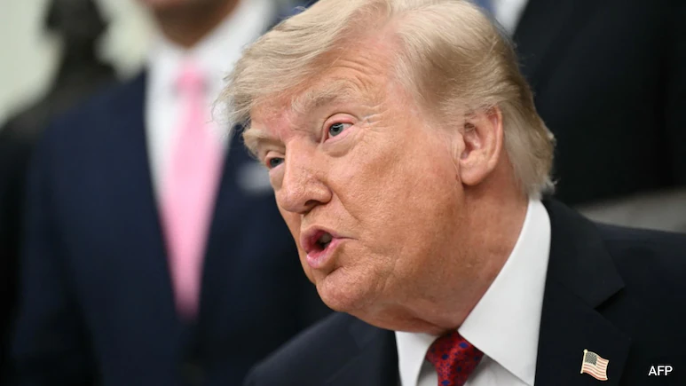 US President Donald Trump said he was reviewing the United States' position on the Falkland