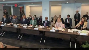 External Affairs Minister S Jaishankar discussed regional and global issues with his foreign