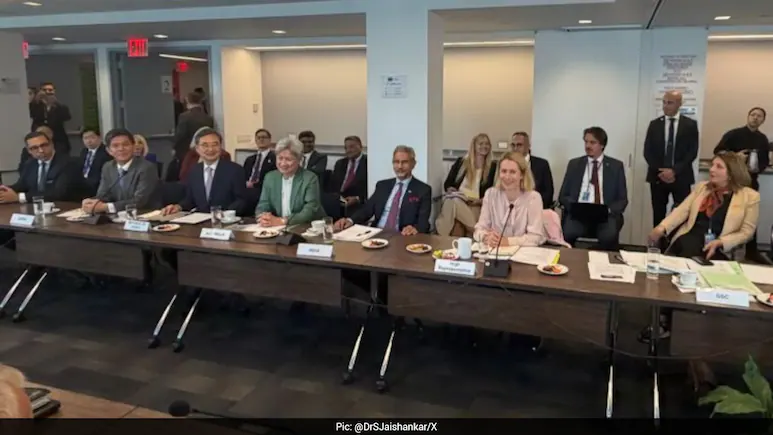 External Affairs Minister S Jaishankar discussed regional and global issues with his foreign